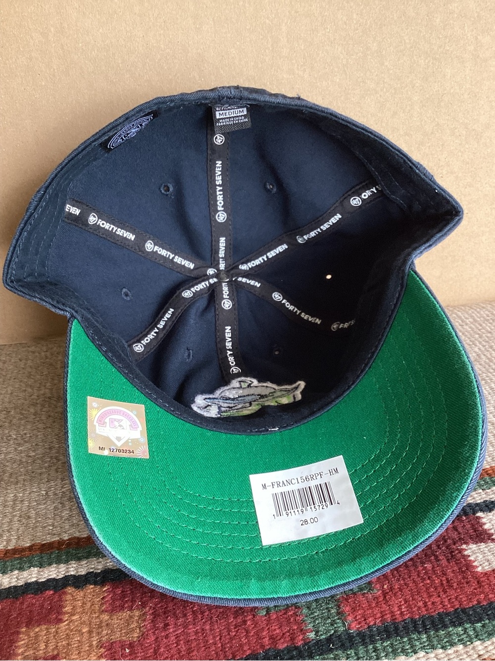 47 Hillsboro Hops MiLB Baseball Hat Size Medium NWT - Picture 7 of 10